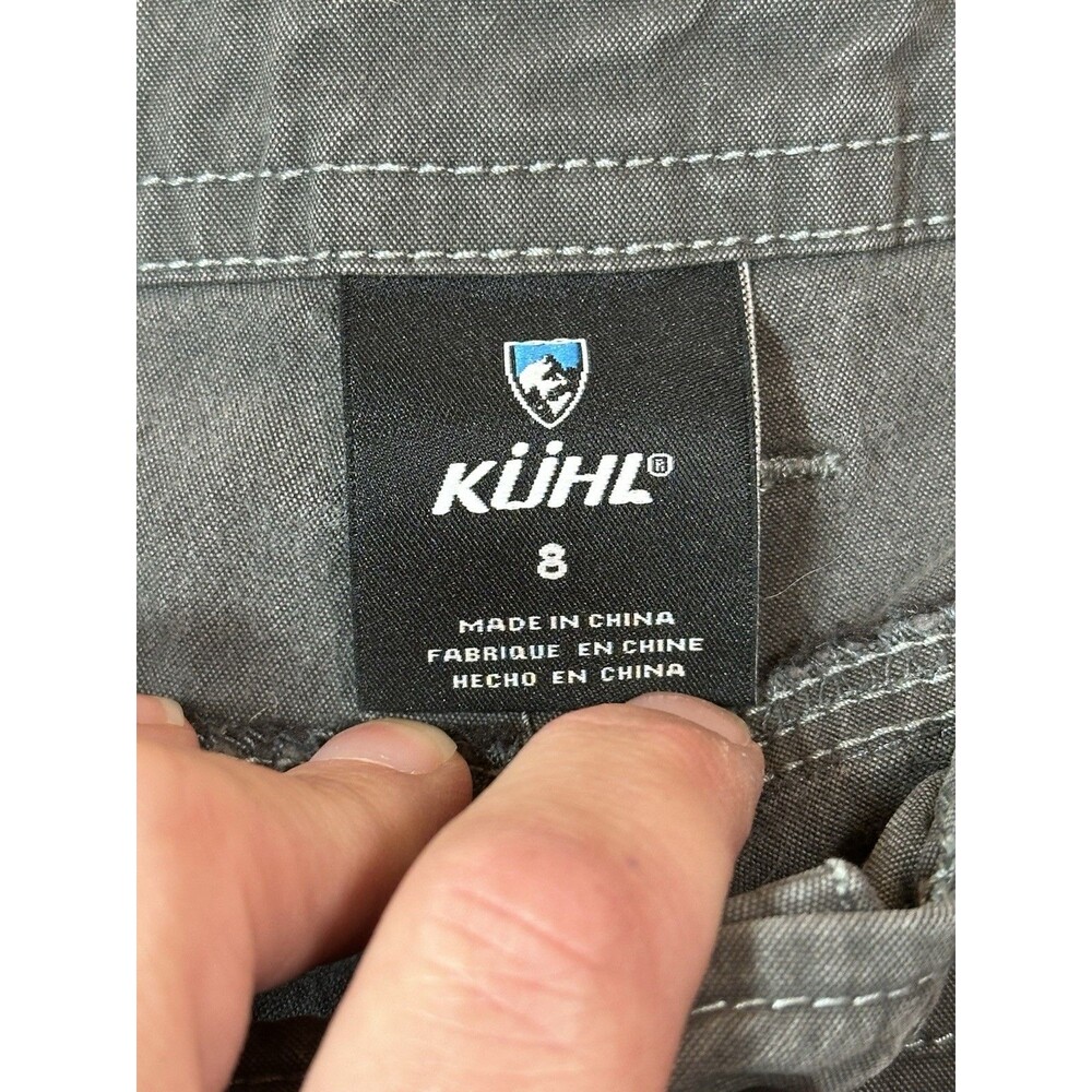 Kuhl Womens TREKR Short Hiking Utility Shorts Gray Bermuda  Size 8 Cargo - Picture 6 of 9